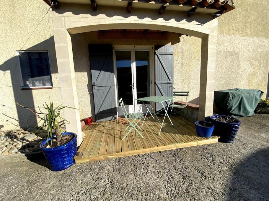 Appartamento T2 en rez de jardin de maison, avec piscine privée, draps et serviettes de toilette non fournis Argelès-sur-Mer Esterno foto